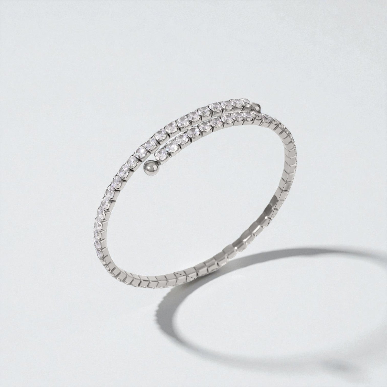 Bracelet Double-Tour Argentée